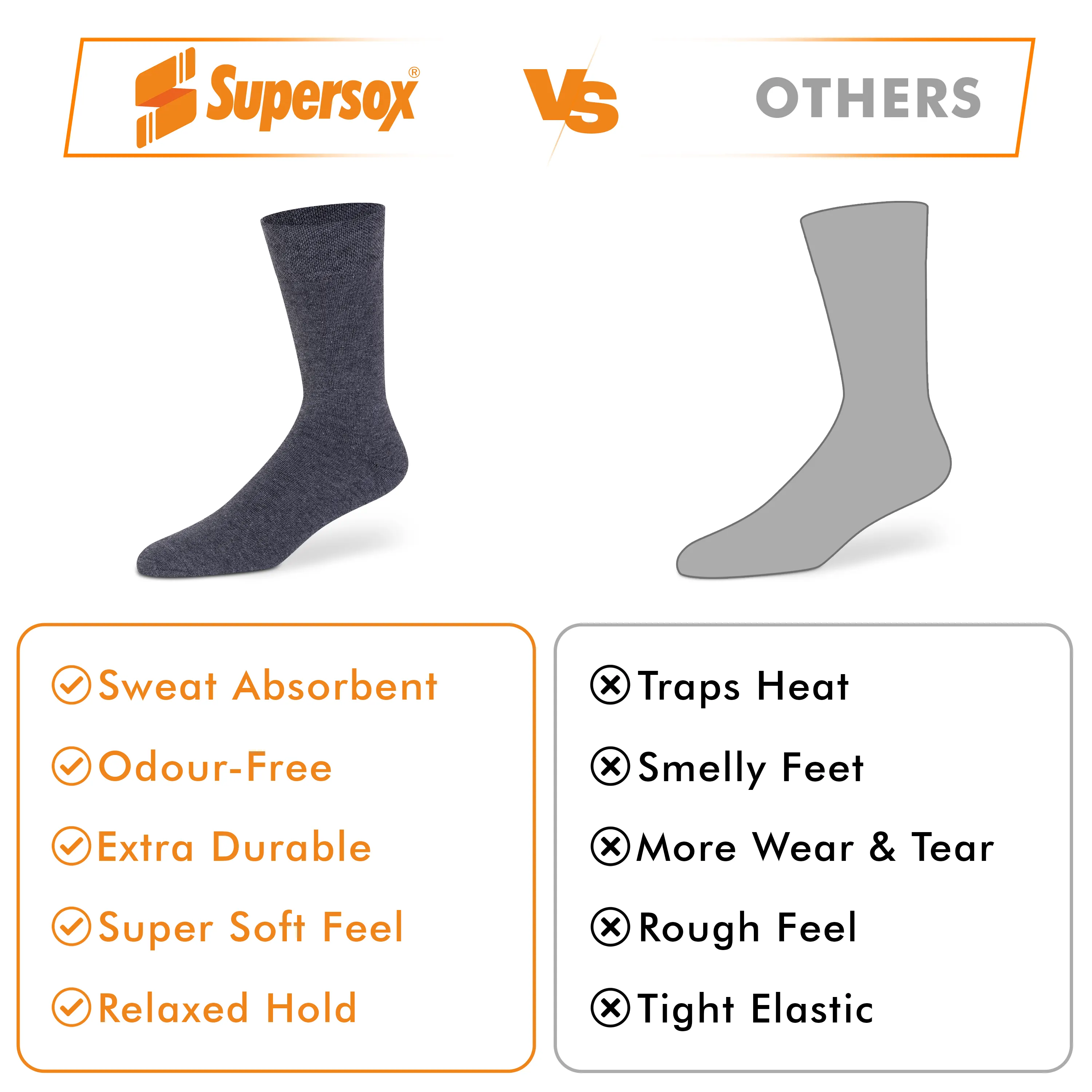 Basic Crew Socks - Men (Pack of 1) - Image 16