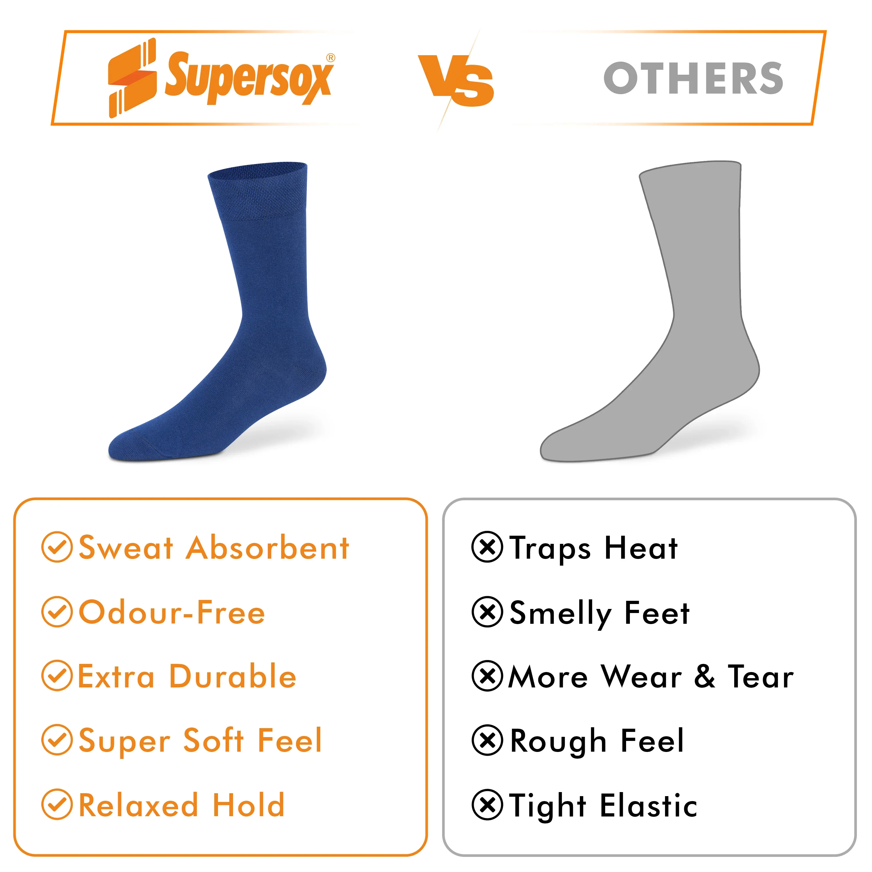 Basic Crew Socks - Men (Pack of 1) - Image 40