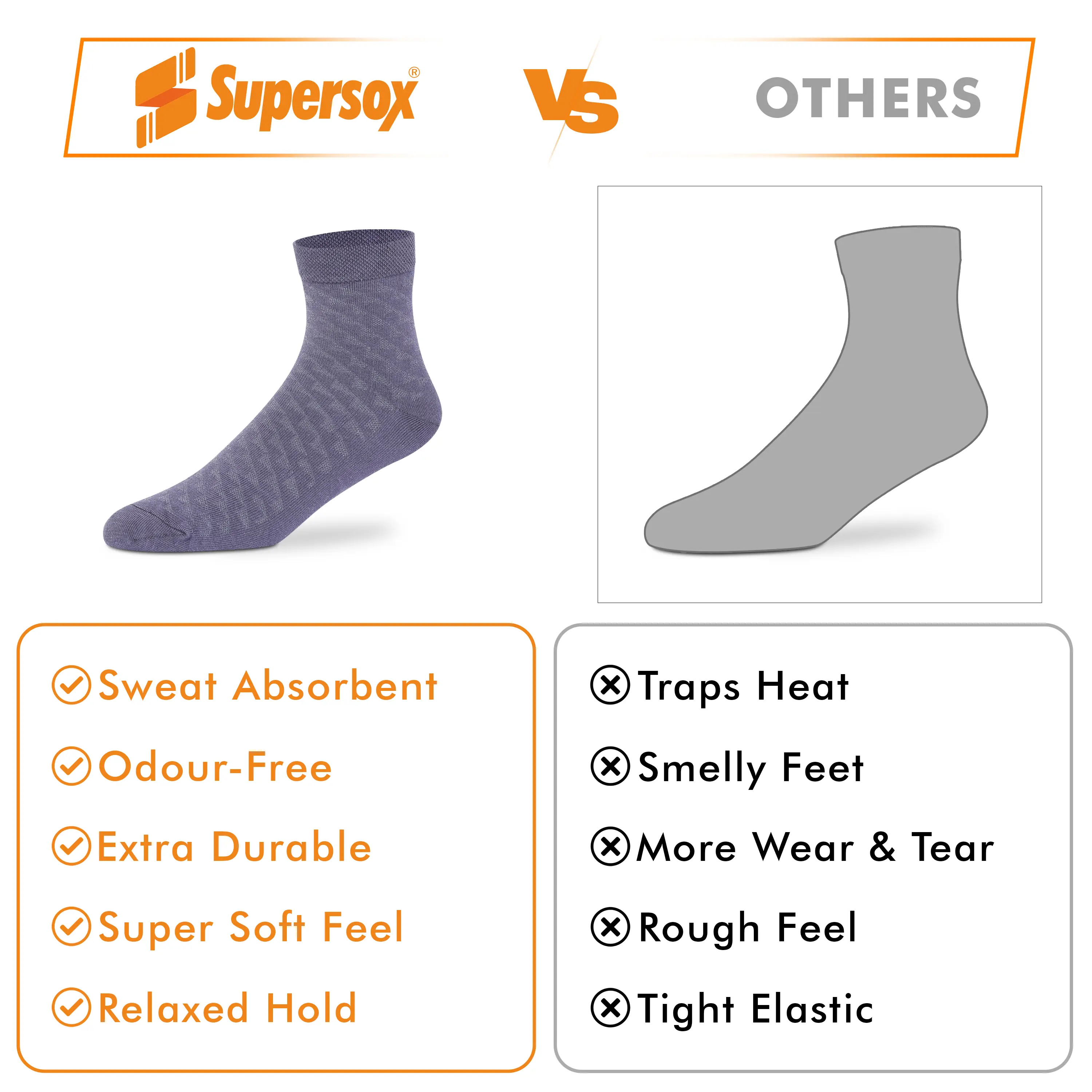 Casual Ankle Socks - Men (Pack of 3) - Image 6