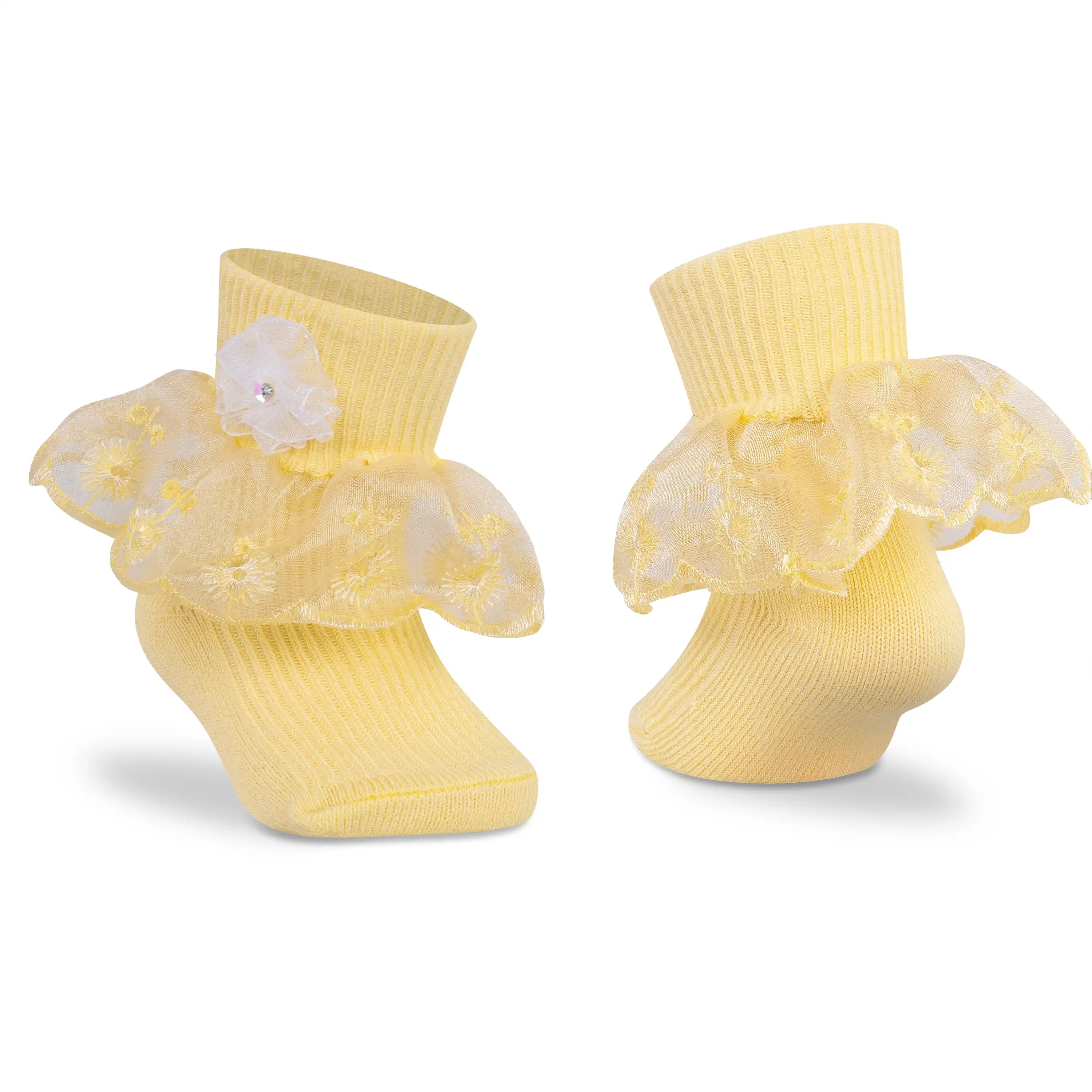 Frill Ankle Socks - Girls (Pack of 3) - Image 3
