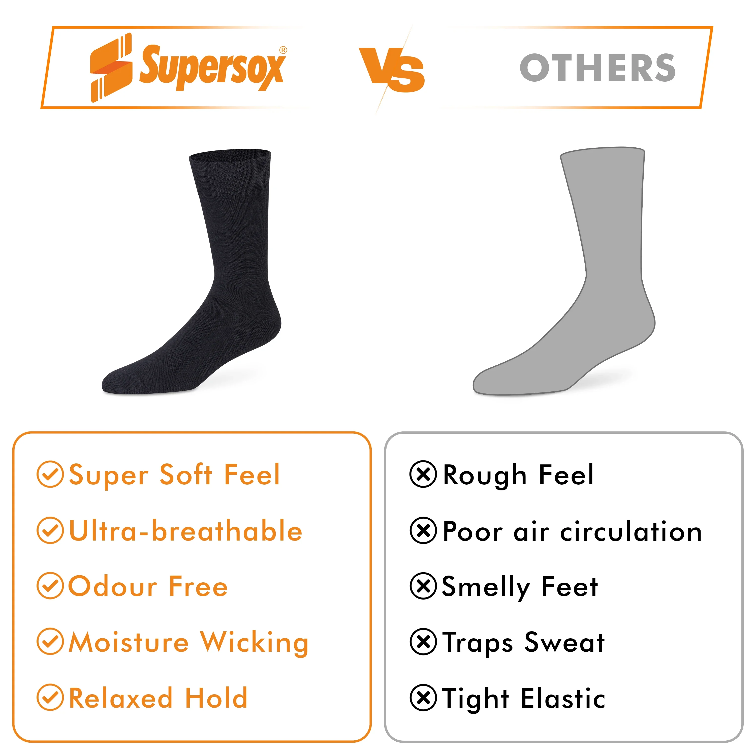Zero Collection Crew Socks - Men (Pack of 1) - Image 4