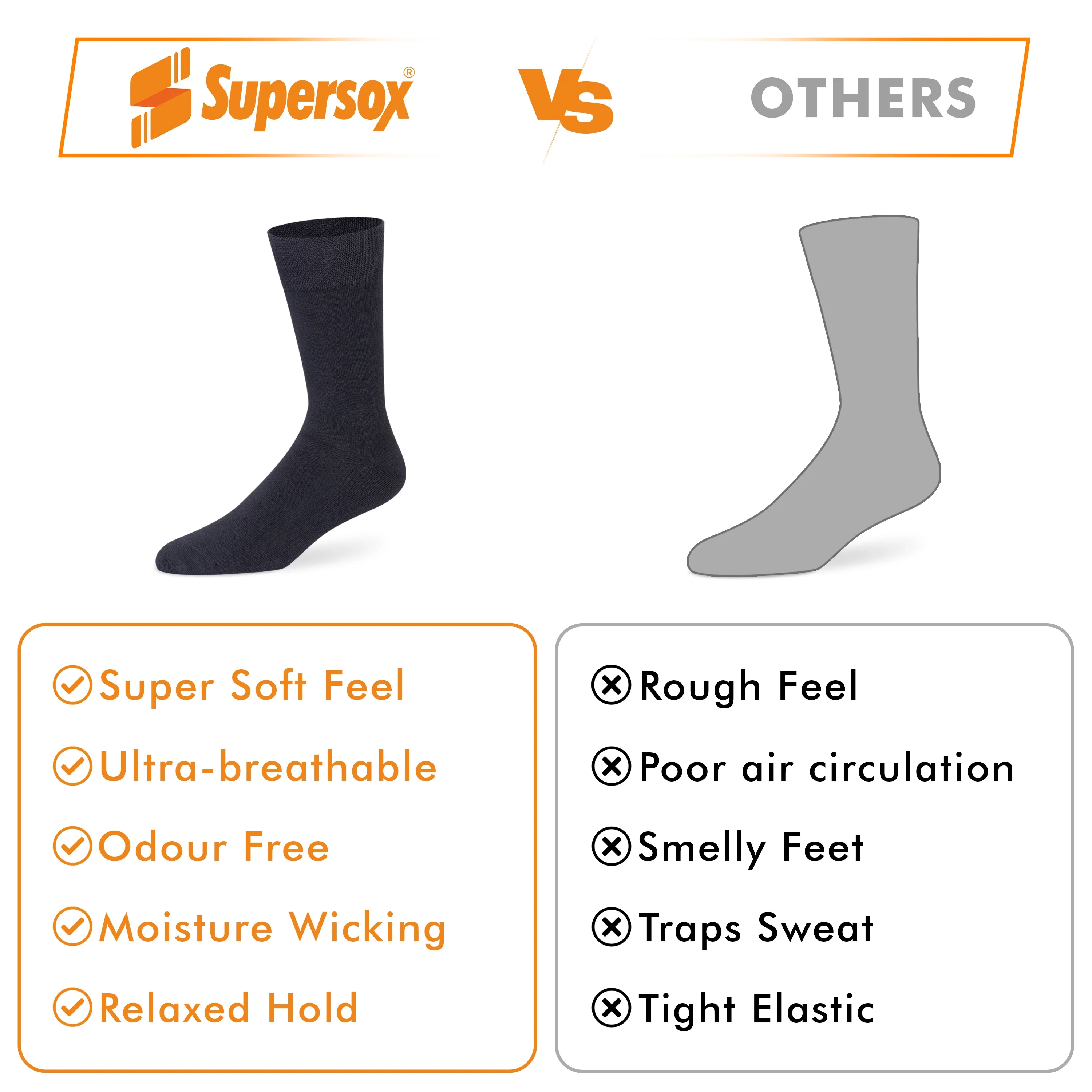 Zero Collection Crew Socks for Men (Pack of 3) - Image 17